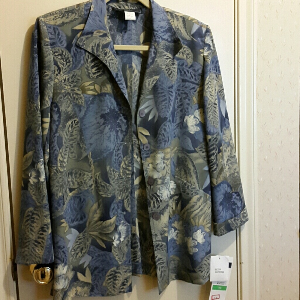Ladies print blazer
